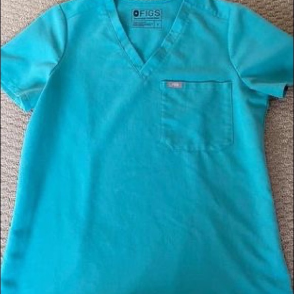 Marine green figs scrubs - Picture 4 of 4